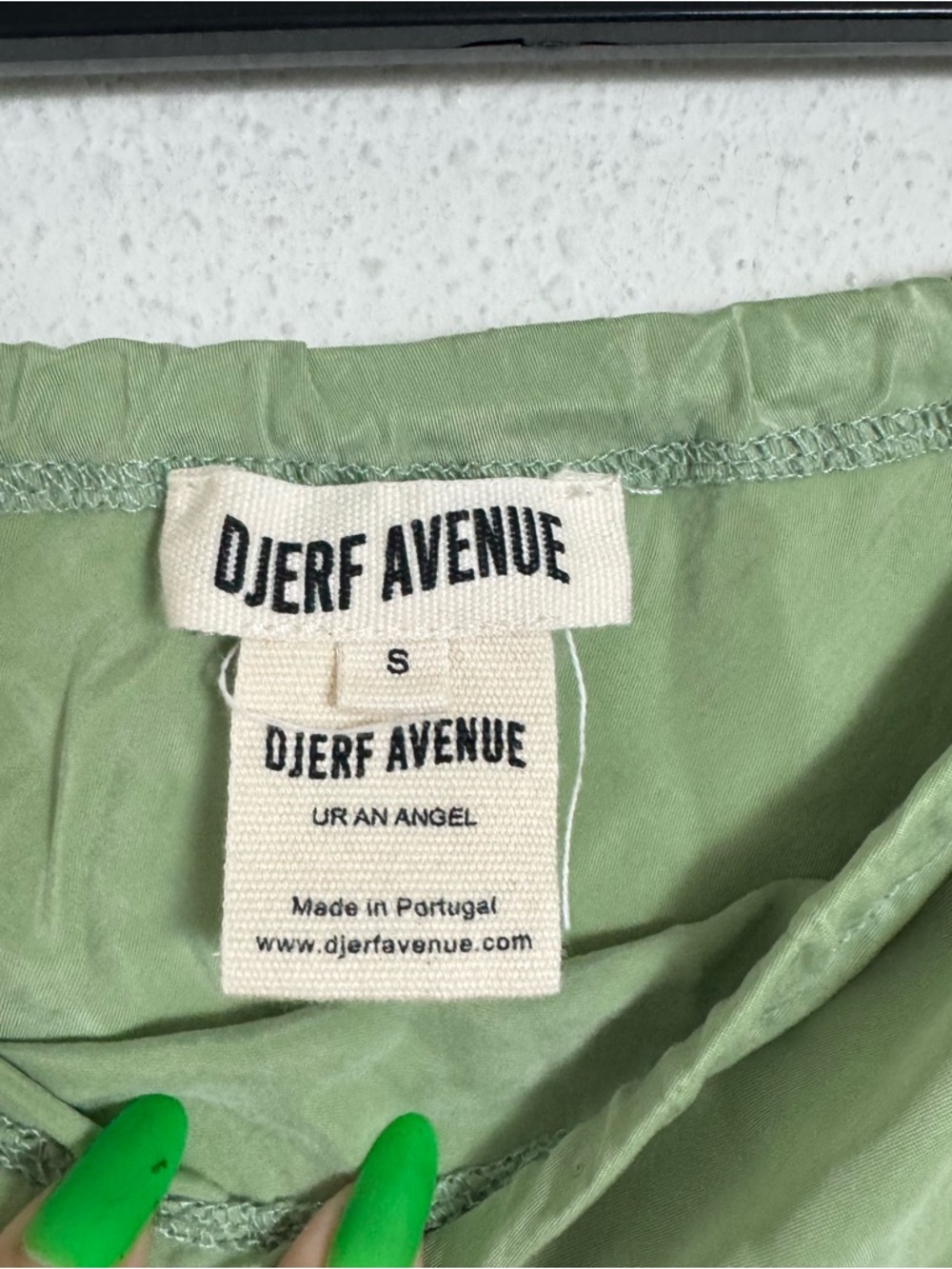 Djerf avenue pistachio dream midi skirt - Picture 3 of 4